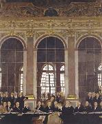 The Signing of Peace in the Hall of Mirrors,Versailles, Sir William Orpen